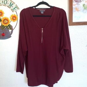 Chelsea & Theodore Maroon Sweater